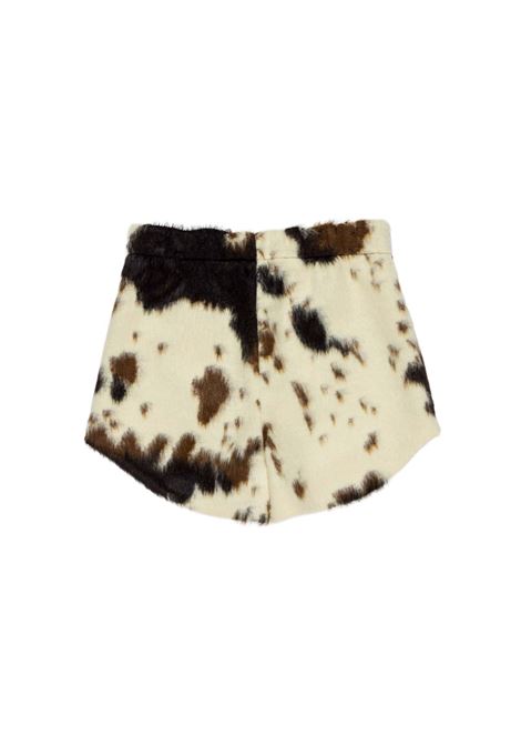 Shorts con fantasia animalier Lù-Lù BY MISS GRANT | LL4597MORO